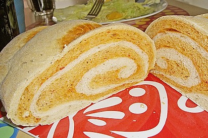 Gr&uuml;nes und rotes Pestobrot 6