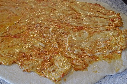 Gr&uuml;nes und rotes Pestobrot 89