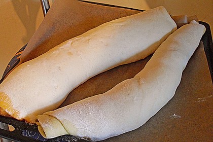 Gr&uuml;nes und rotes Pestobrot 90