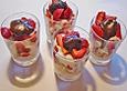 Erdbeerkuchen im Glas