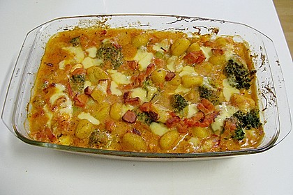 Gnocchi - Tomaten - Brokkoliauflauf 4