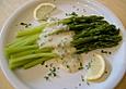 Spargel mit kalorienarmer Sauce