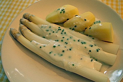 Spargel mit kalorienarmer Sauce 2