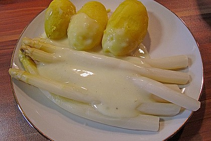Spargel mit kalorienarmer Sauce 3