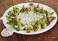 Zweierlei Salate mit Lachs und Avocado auf schwedische Art