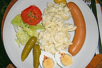Kartoffelsalat mit Bockw&uuml;rstchen 1