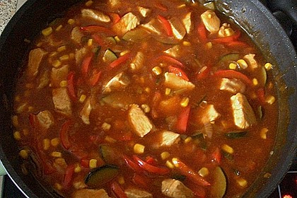 S&uuml;&szlig; - saures H&auml;hnchen mit Reis 1