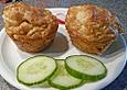 Ziegenk&auml;se - Mais - Muffins