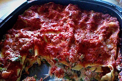 Lasagne mit Ricotta - Spinat - F&uuml;llung 2