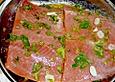 Lachs in Zitronen - Knoblauch - &Ouml;l