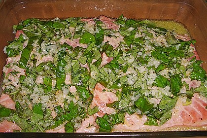 Lachs in Zitronen - Knoblauch - Öl 19