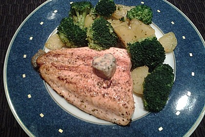 Lachs in Zitronen - Knoblauch - Öl 14