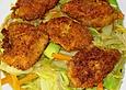 Kokosh&uuml;hnchen auf Chinakohl