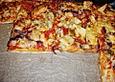 Pizza Pollo mit Blattspinat