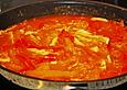 H&auml;hnchengeschnetzeltes in Paprika - Sahne