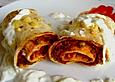 &Uuml;berbackene Enchiladas mit Tzatziki