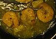 Scampi - Gurken - Curry mit Koriander