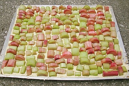 Rhabarberkuchen unter Wolken 1