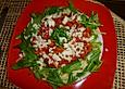 Pasta mit Thunfisch - Tomatensauce und Rucola