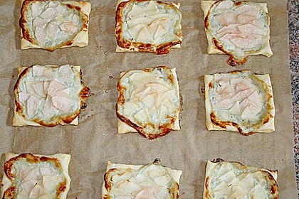Birnen - Roquefort - Tartelettes 2