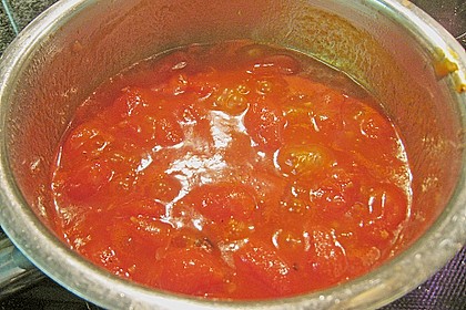 Kingklip mit Honig - Dill - Senf im Speckmantel in einer pikanten Arrabbiata 1