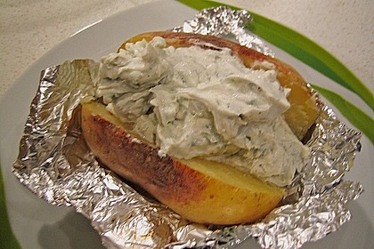 Backkartoffeln mit Gorgonzola - Creme 1