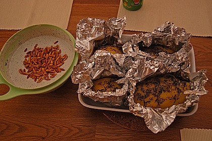 Backkartoffeln mit Gorgonzola - Creme 5