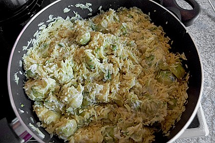 Scharfe Rosenkohl - Reis - Pfanne 18