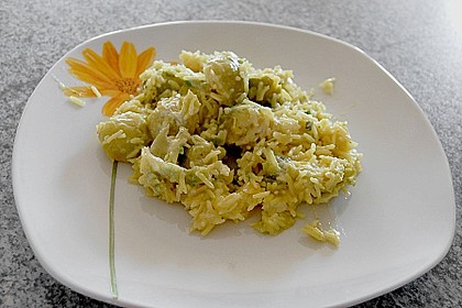 Scharfe Rosenkohl - Reis - Pfanne 7