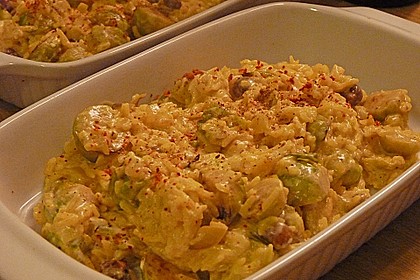 Scharfe Rosenkohl - Reis - Pfanne 15