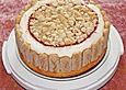 Quark - Sahne - Torte mit Himbeeren