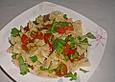 Pasta mit Rucola, Tomate und B&auml;rlauchpaste