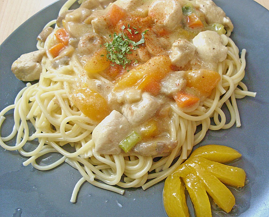 Fruchtiges Putengulasch