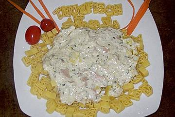 Pasta mit Thunfischsauce