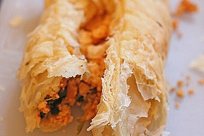 Brennnesselstrudel mit Tofu 2