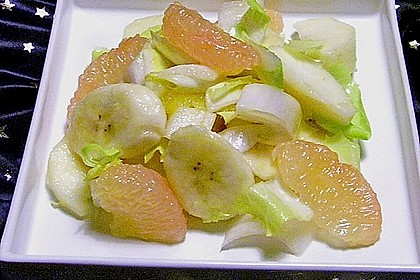 Winterlicher Obstsalat