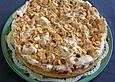 Leckerer Rhabarber - Kuchen mit Baiserhaube