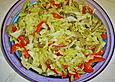 Asiatischer Wei&szlig;kohlsalat mit Shiitake - Pilzen