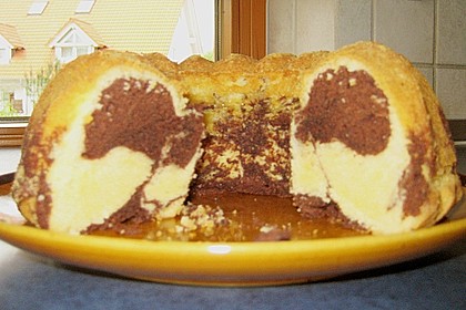Marmorkuchen nach Rezept des Hauses