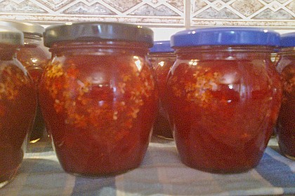 Erdbeermarmelade mit Holunderbl&uuml;ten 1