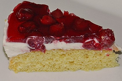 Kirschkuchen mit Mandel - Biskuit 2