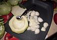Gef&uuml;llte Kohlrabi mit Hackfleisch und Bechamelsauce