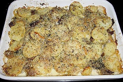 Kartoffel - Pilz - Auflauf 1