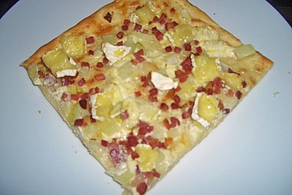 Flammkuchen mit Camembert 4