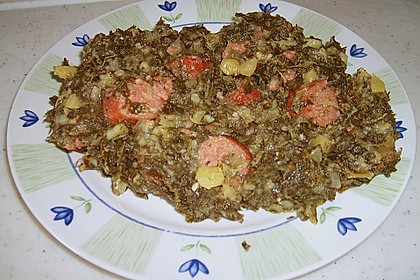 Gr&uuml;nkohl mit Mettw&uuml;rstchen 1