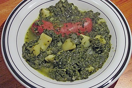 Gr&uuml;nkohl mit Mettw&uuml;rstchen 2