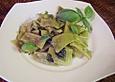 Gr&uuml;ner Bohnensalat mit Basilikum