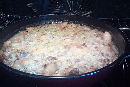 Schupfnudel - Auflauf mit Lauch und Hack 12