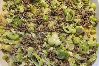 Schupfnudel - Auflauf mit Lauch und Hack 13