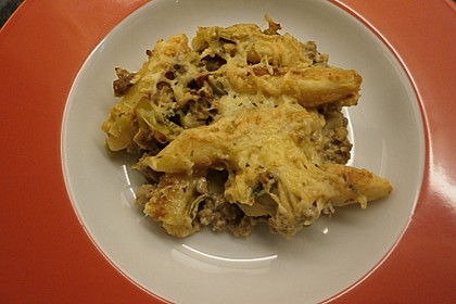 Schupfnudel - Auflauf mit Lauch und Hack 14